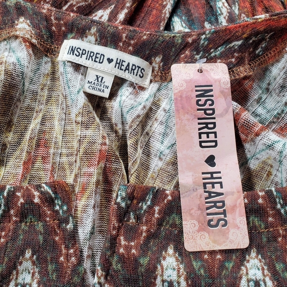 š„Just Inš„Inspired Hearts Off-Shoulder Top..XL Jr - Picture 5 of 6